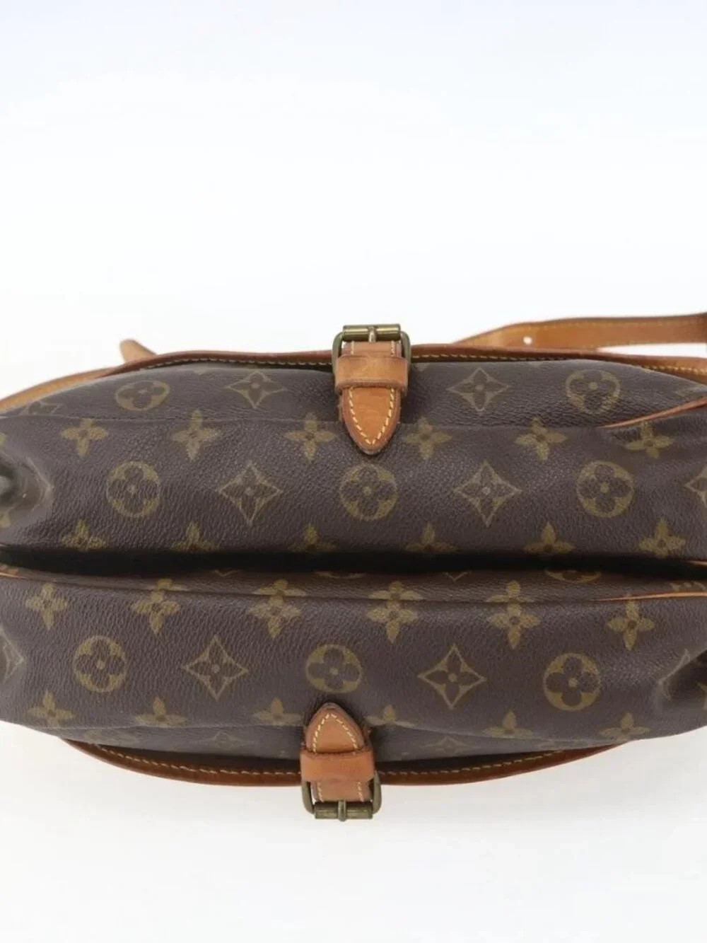 LOUIS VUITTON Monogram Saumur 30 Shoulder Bag M42256 LV Auth ep12539